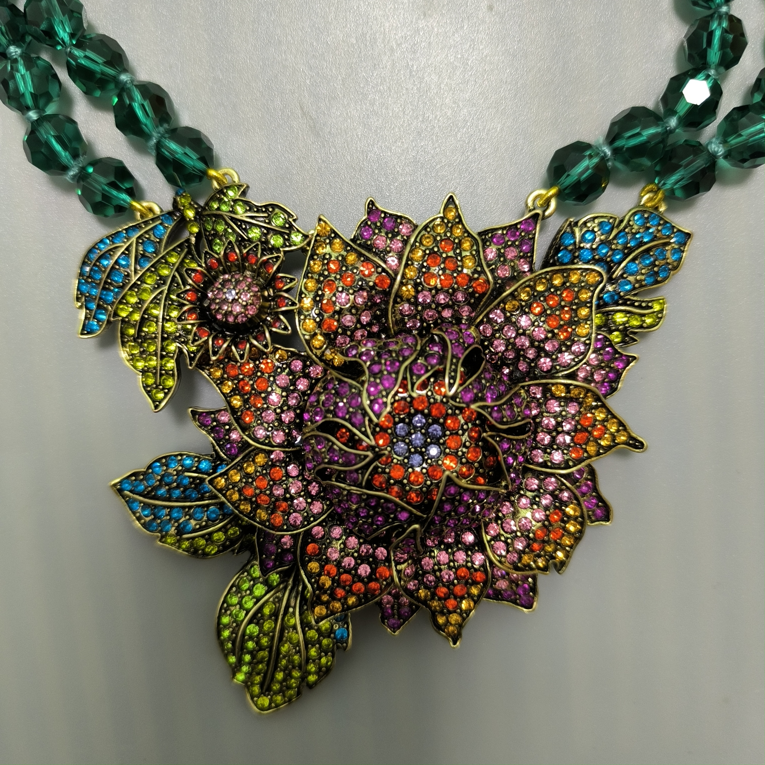 2024 new design fashion fancy grace sunflowers necklace