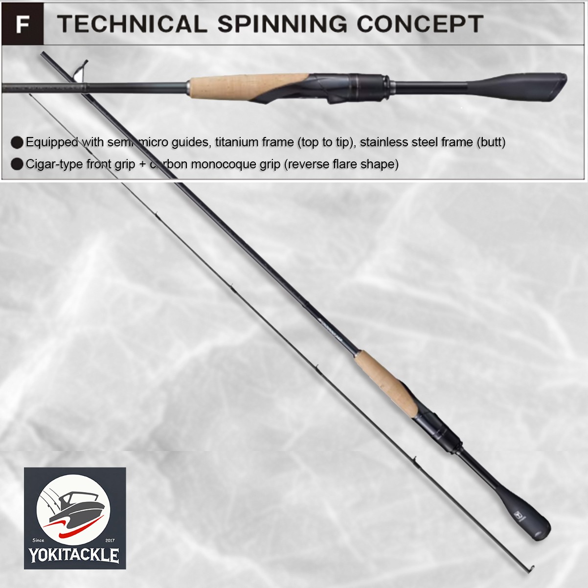 JACKALL/SHIMANO 21 POISON GLORIOUS 2610L-S Spinning Rod for Bass